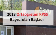 2018 KPSS ortaöğretim başvuruları başladı