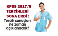 KPSS 2017/5 Tercih Sonuçları ?