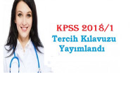 Son Dakika: KPSS 2018/1 Tercih Kılavuzu Yayımlandı
