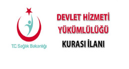 77. Dönem Devlet Hizmeti Yükümlülüğü Kurası İlanı