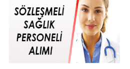 Birçok Branşta Sözleşmeli Sağlık Personeli Alınacak