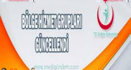 2018 Eylül-Ekim Bölge Hizmet Grupları Yayınlandı