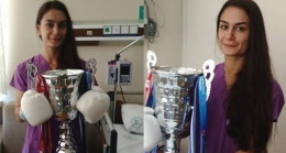 Hemşire şampiyon ‘Kick Boks’çu