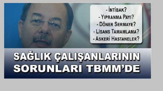 Sağlık Çalışanlarının sorunları Meclise taşındı