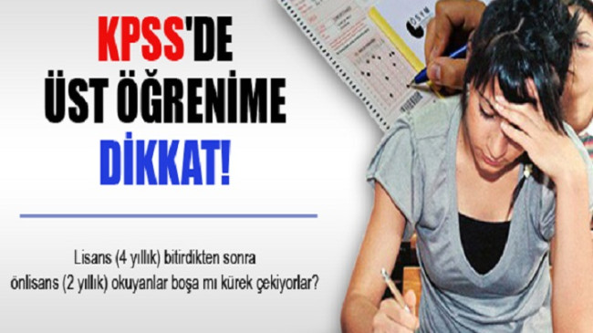 Alt öğrenimden KPSS’ye giremeyen adaylar mağdur